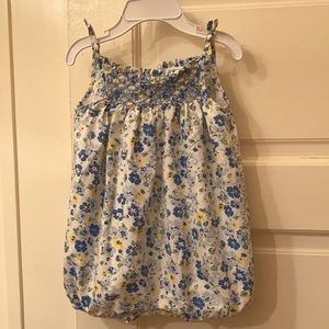 6 month Ralph Lauren Bubble romper with hat